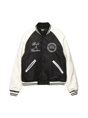 Kurtka Bomber PULL&BEAR czarny