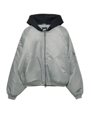Kurtka Bomber PULL&BEAR szary