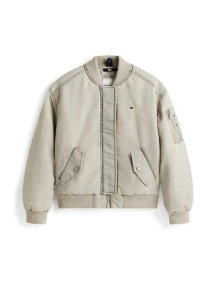 Kurtka Bomber Tommy Hilfiger beżowy