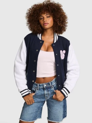 Kurtka bomber Varsity Victoria's Secret Niebieski