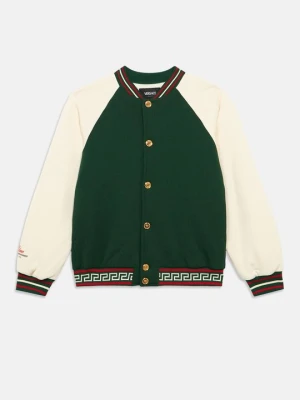 Kurtka Bomber Versace ciemnozielony