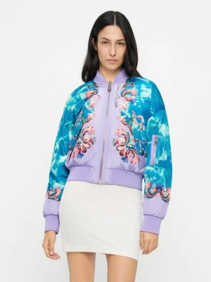 Kurtka Bomber Versace Jeans Couture niebieski