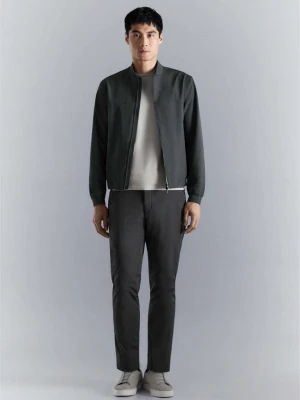 Kurtka bomber water-repellent ciemnoszary - Mężczyzna - - MANGO MAN