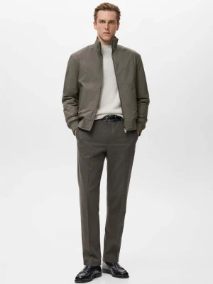 Kurtka bomber water repellent khaki - Mężczyzna - - MANGO MAN