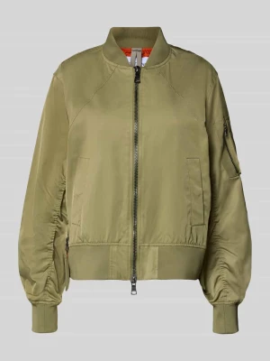 Kurtka bomber z kieszenią na zamek na rękawie Blonde No. 8