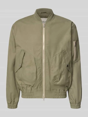 Kurtka bomber z kieszenią na zamek na rękawie Replay