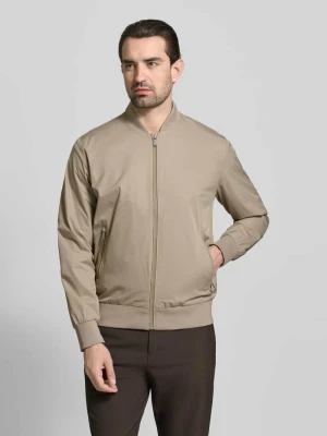 Kurtka bomberka z kieszeniami na zamek model 'MATTE' CK Calvin Klein