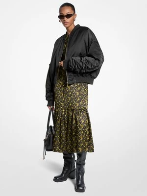 Kurtka bomberka z woskowanej satyny MICHAEL Michael Kors