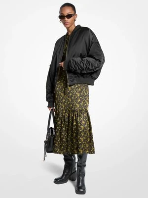 Kurtka bomberka z woskowanej satyny MICHAEL Michael Kors