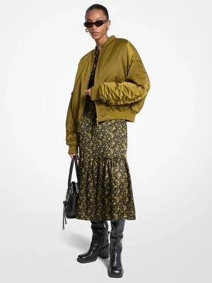 Kurtka bomberka z woskowanej satyny MICHAEL Michael Kors