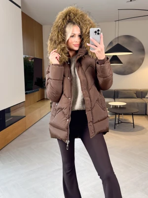 Kurtka Brązowa Fita ClothStore