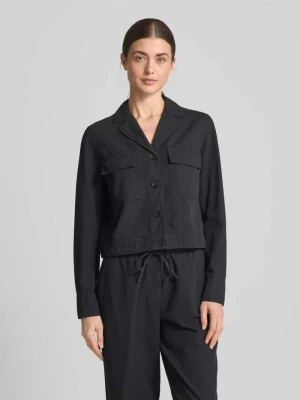 Kurtka caban o kroju regular fit z mieszanki bawełny i lnu Marc O'Polo