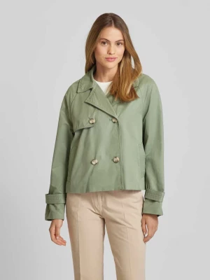 Kurtka caban o kroju relaxed fit z raglanowymi rękawami i podszewką w paski s.Oliver RED LABEL