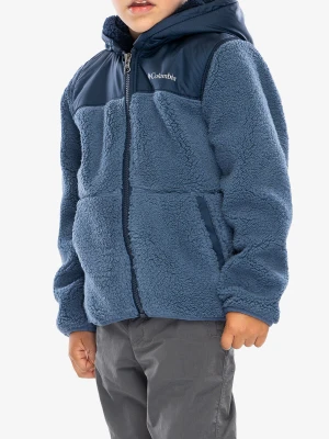 Kurtka chłopięca Columbia Boys Rugged Ridge Hooded Overlay - dark mountain/collegiate navy