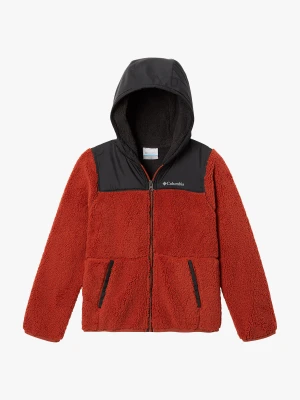 Kurtka chłopięca Columbia Boys Rugged Ridge Hooded Overlay - warp red/shark/warp red