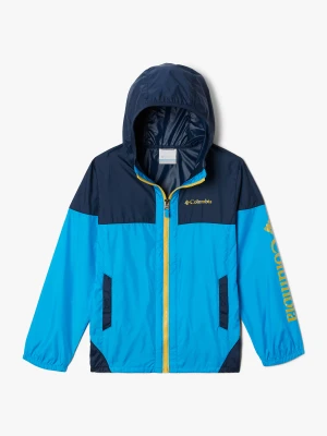 Kurtka chłopięca Columbia Flash Challenger Windbreaker - blue/navy