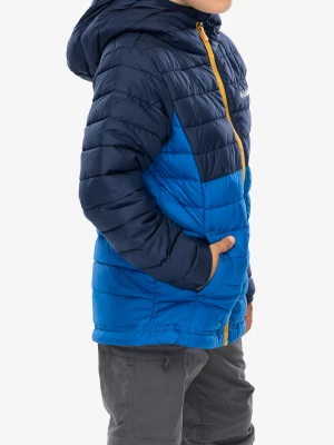 Kurtka chłopięca Columbia Powder Lite Boys Hooded Jacket - bright indigo/navy/raw honey