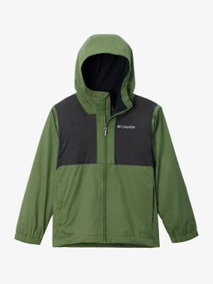 Kurtka chłopięca Columbia Rainy Trails Fleece Lined Jacket - canteen/black slub