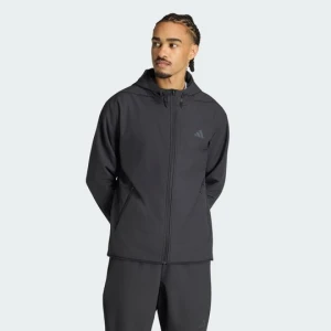 Kurtka D4T CLIMAWARM z suwakiem na całej długości Adidas czarny
