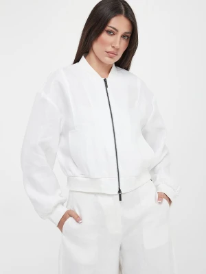 Kurtka damska bomberka lniana ARMANI EXCHANGE
