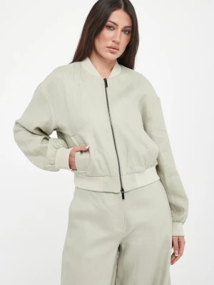 Kurtka damska bomberka lniana ARMANI EXCHANGE