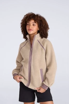 Kurtka damska Bonnie Trim Borg - Beige Animal