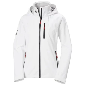 Kurtka damska Crew Hooded Sailing Jacket 2.0 Helly Hansen Biały