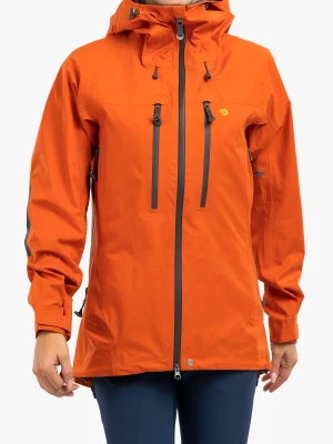 Kurtka damska Fjallraven Bergtagen Eco-Shell Jacket - hokkaido orange