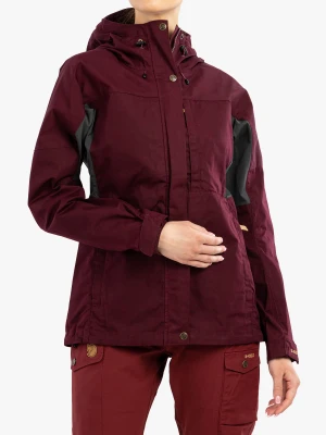 Kurtka damska Fjallraven Kaipak Jacket - dark garnet/dark grey