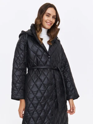 Kurtka damska luźna, rozpinana czarna - SKU1433CA kurtka długa - TOP SECRET - Odzieżowy sklep internetowy TOP SECRET