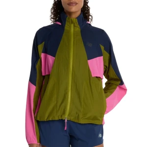 Kurtka damska New Balance WJ61J326AAN - zielona