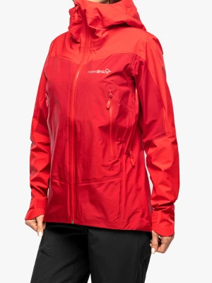 Kurtka damska Norrona Falketind GORE-TEX Jacket - jester red/true red