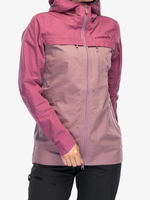 Kurtka damska Norrona Femund Cotton Jacket - grape shake