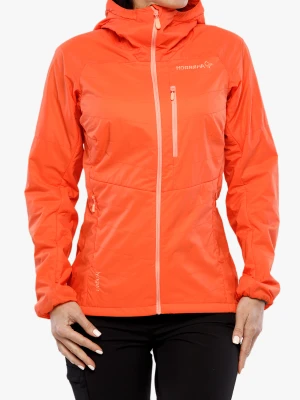 Kurtka damska Norrona Lyngen Alpha 100 Zip Hood - orange alert