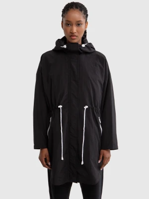 Kurtka damska parka z kapturem czarna Nebula 906 BIG STAR