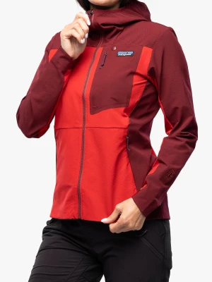 Kurtka damska Patagonia R1 CrossStrata Hoody - touring red