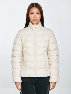 Kurtka damska pikowana ze stójką kremowa Delina 103 BIG STAR