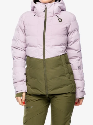 Kurtka damska SCOTT Jacket W&#039;s Ultimate Warm - cloud pink/fir green