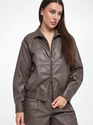 Kurtka damska skórzana bomberka PESERICO