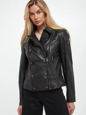 Kurtka damska skórzana ramoneska AERONAUTICA MILITARE