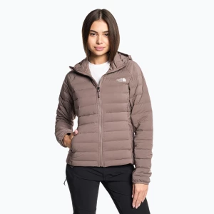 Kurtka damska The North Face Belleview Stretch Down Hoodie deep taupe