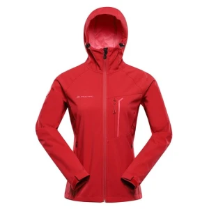 Kurtka damska wiatroodporna softshell windbarrier 8000 Esprita czerwona Alpine Pro