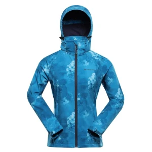 Kurtka damska wiatroodporna softshell windbarrier 8000 Hoora Alpine Pro niebieski