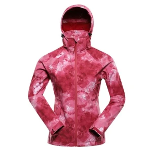Kurtka damska wiatroodporna softshell windbarrier 8000 Hoora Alpine Pro różowy
