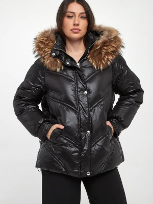 Kurtka damska z futerkiem ERMANNO FRIENZE Ermanno Firenze