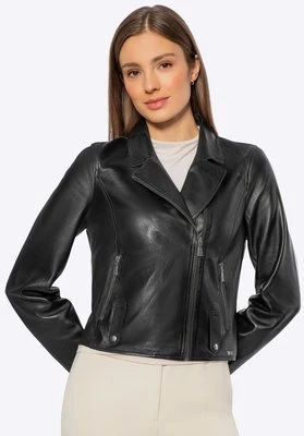 Kurtka damska ze skóry owczej czarna Wittchen