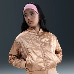 Kurtka dla dużych dzieci (dziewcząt) Nike Sportswear - Brązowy