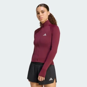 Kurtka do biegania adi365 Seasonal Womens Adidas bordowy