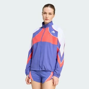 Kurtka do biegania Adizero Archive Adidas niebieski