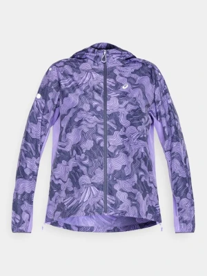 Kurtka do biegania Asics liliowy